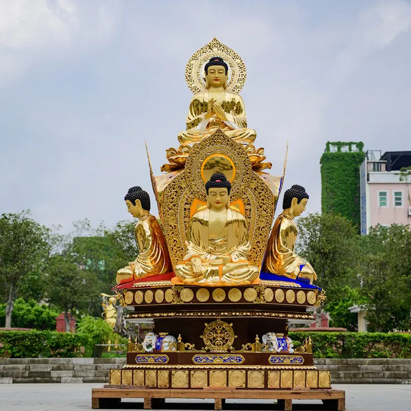 360CM 순수 구리 Prajnaparamita 부처님 Avalokitesvara 동상
